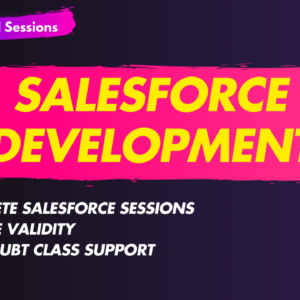 Salesforce Development Complete Course - Recorded Video Lectures