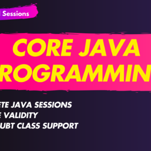 Core Java Programming with 100+ logical program - Recorded Video Lectures